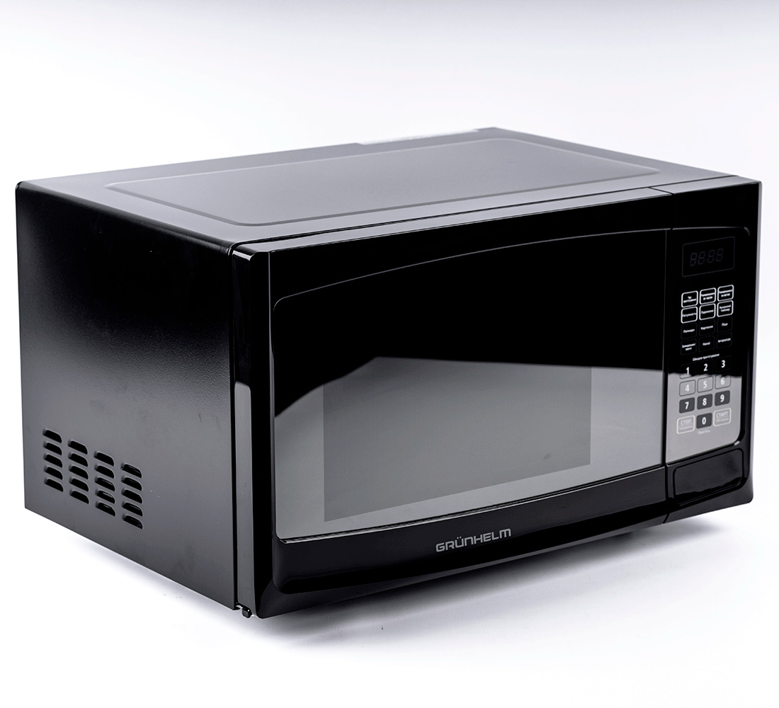 Мікрохвильова піч - 23MX523-B (чорна) (GRUNHELM)